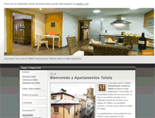 Tablet Screenshot of apartamentostafalla.com